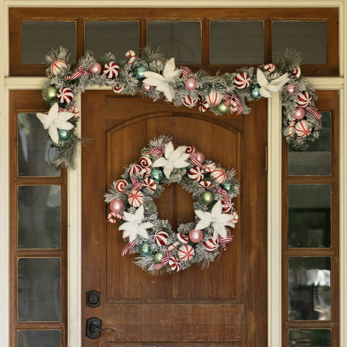 Clovi Brad Schmidt Hard Candy Holiday Garland, Christmas, 6’, LED Lights