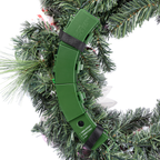 Clovi Brad Schmidt Hard Candy Holiday Wreath, Christmas, 26”, LED Lights