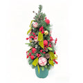 Clovi Brad Schmidt 3’ Cabin Plaid LED Christmas Decorated Potted Tree