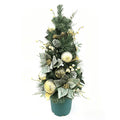 Clovi Brad Schmidt 3’ Gilded Woodland LED Christmas Decorated Potted Tree
