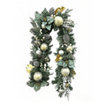 Clovi Brad Schmidt Gilded Woodland Holiday Garland- Christmas, 6’, Lights