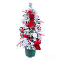 Clovi Brad Schmidt 3’ Peppermint Parlor LED Christmas Decorated Potted Tree